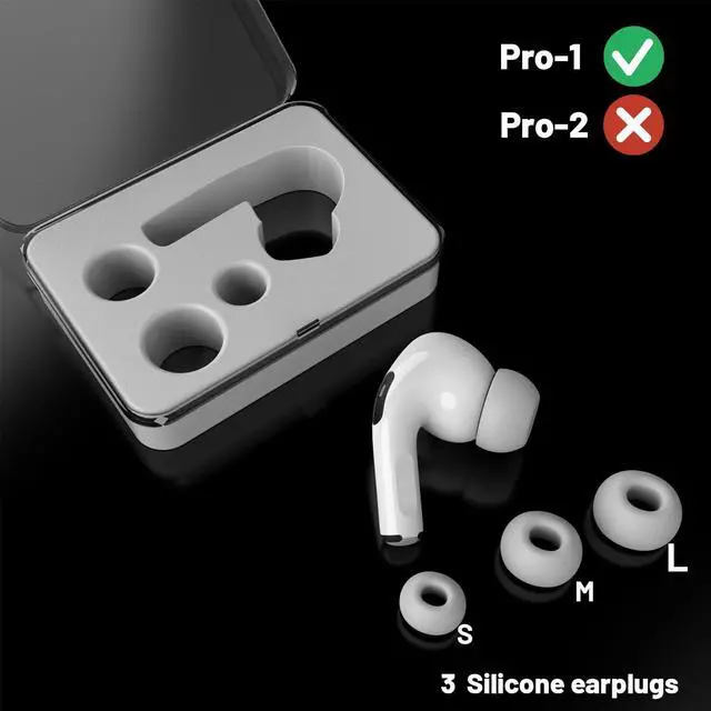 Alt view image 7 of 7 - A2083 Right Earbud Replacement | Single Unit for Original AirP0d Pro 1st Gen (Model A2083) | Compatible with OEM Charging Cases A2190 & A2084, Ear Cushion, Single Right Ear Side Only