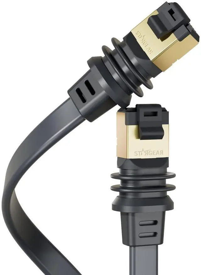 Main image of Starlink Gen 3 Flat Cable, 32.8FT Ethernet Cable Flat Shielded Compatible with Standard Starlink Dish and Mini Starlink, Easier Passing Through Doors and Windows Waterproof 10M