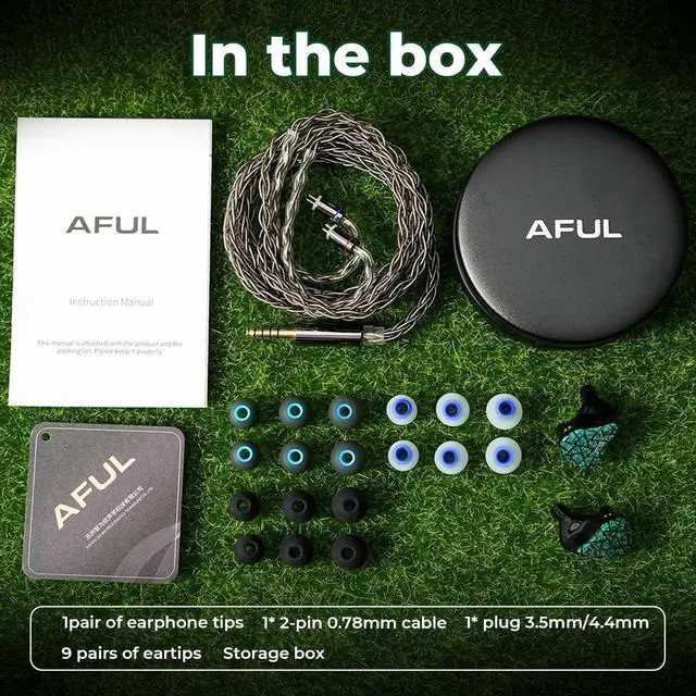 Alt view image 6 of 7 - HiFiGo AFUL Performer 5+2/7 IEMs, 1 Micro Planar+2DD+4BA in-Ear Monitor with 3D Printed Acoustic Tube Structure, HiFi Wired Gaming Earbuds with 3.5mm Jack Detachable Cable for HiFi Music (3.5mm)