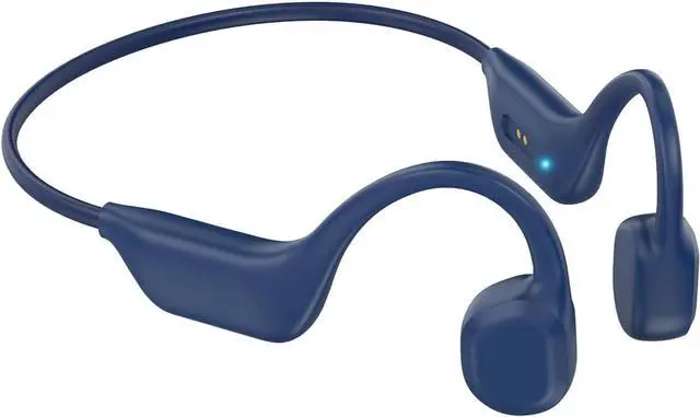 Main image of Bone Conduction Headphones, Bluetooth 5.3 Open-Ear Headphones, Wireless Headphones with Mic, 10H Playtime Waterproof Sport Earphones Headset for Workout & Outdoor (Deep Blue)