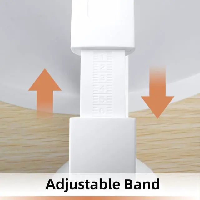 Alt view image 6 of 7 - ibrain Air Tube Headphones Air Tube Headset Over The Ear Headphones Wired Airtube Headset with 3.5mm Jack - White