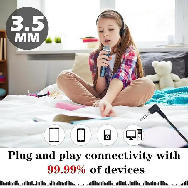 Alt view image 6 of 7 - 30 Pack Class Set Headphones for Kids Students School Classroom Headphones Bulk Earphones Adjustable with 3.5 mm Jack for Library Children Adults (Black Color)