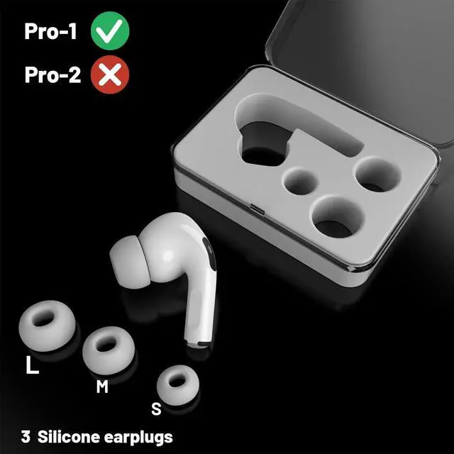 Alt view image 7 of 7 - A2084 Left Earbud Replacement | Single Unit for Original AirP0d Pro 1st Gen (Model A2084) | Compatible with OEM Charging Cases A2190 & A2083