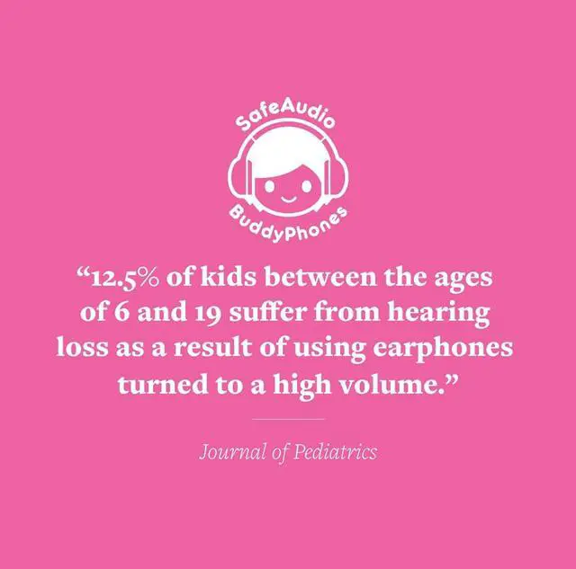 Alt view image 5 of 7 - BuddyPhones Cosmos Fun | Wired or Wireless Foldable ANC Bluetooth Headphones + Microphone - SafeAudio Volume-Limiting Options, for Toddlers to Young Adults (Pink)