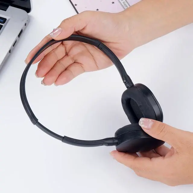 Alt view image 2 of 7 - 50 Pack Bulk Classroom Headphones for Kids Students School, Wholesale Wired On-Ear Headphones for Children Toddler Boys Girls Chromebook Laptop PC
