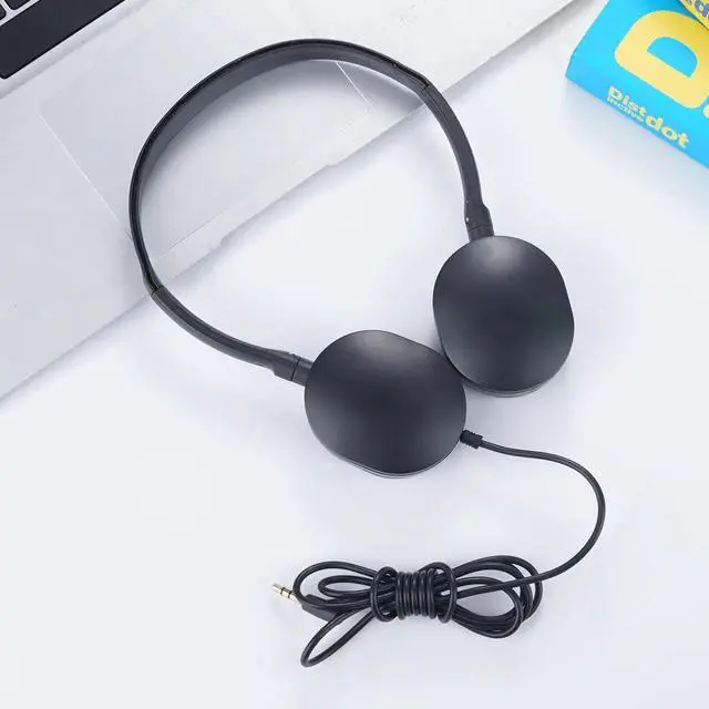 Alt view image 5 of 7 - 50 Pack Bulk Classroom Headphones for Kids Students School, Wholesale Wired On-Ear Headphones for Children Toddler Boys Girls Chromebook Laptop PC