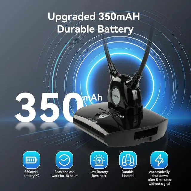 Alt view image 6 of 7 - Retekess TA008 TV Headphones for Seniors Bundle TA005P Wireless Headphones for TV, Clear Sound Quality, Wireless Headphones for Elderly
