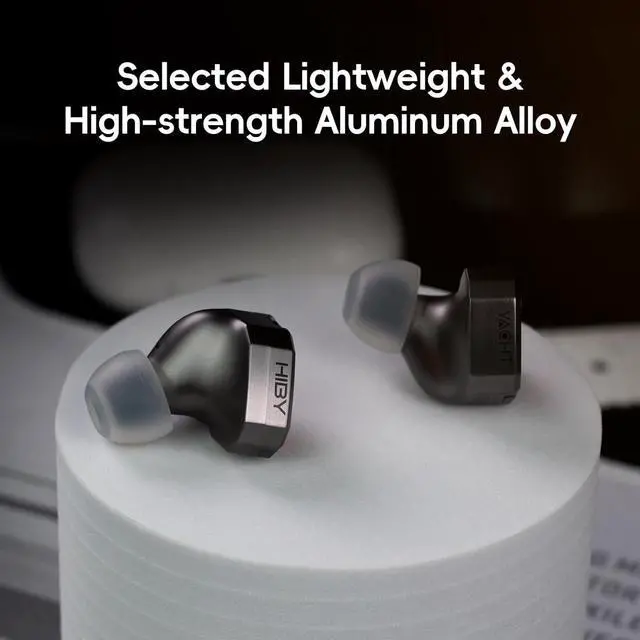 Alt view image 6 of 7 - HiBy Yacht10 IEM 10mm Dynamic Mg & Al Alloy Dome high Performance Low Distortion Dynamic 0.78mm 2-pin Detachable Earphones