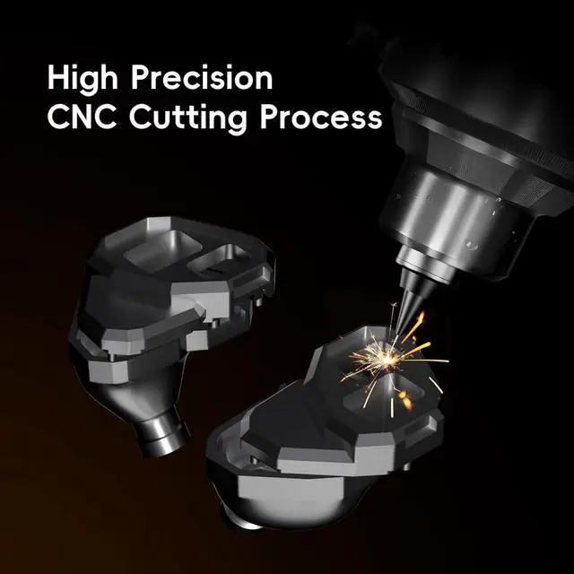 Alt view image 7 of 7 - HiBy Yacht10 IEM 10mm Dynamic Mg & Al Alloy Dome high Performance Low Distortion Dynamic 0.78mm 2-pin Detachable Earphones