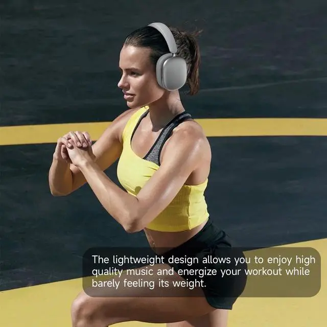 Alt view image 7 of 7 - Bluetooth Active Noise Cancelling Headphones Over The Ear Wireless Overhead Headset ANC with Mic Hi-Res Audio Light Weight Comfort for PC Laptop Work Gym Travel Android iOS 120H Playtime