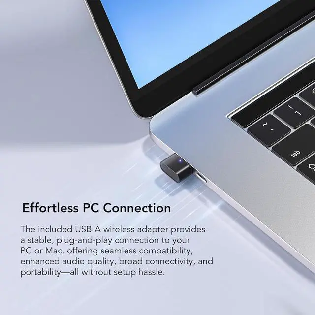 Alt view image 5 of 7 - MemPod Pro 2S Voice Recorder Headset, Open Ear Bluetooth Headphones with Mic, ChatGPT Powered Transcribe & Summarize, Dongle, App Control, Support 97 Languages, for Lectures, Meetings, Calls