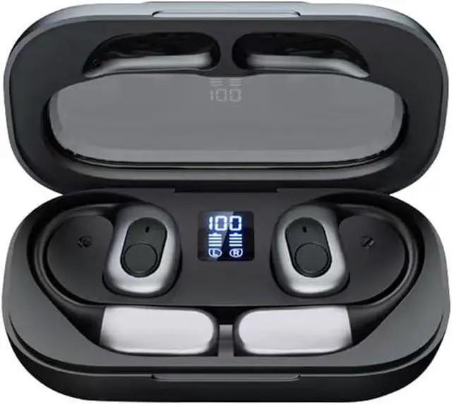 Main image of OWS Wireless Bluetooth AI Translation EarphonesAl Language Translator EarbudsReal-Time Translation Earbuds Include 134 LanguagesTranslation Device for Travel Business LearningBlack