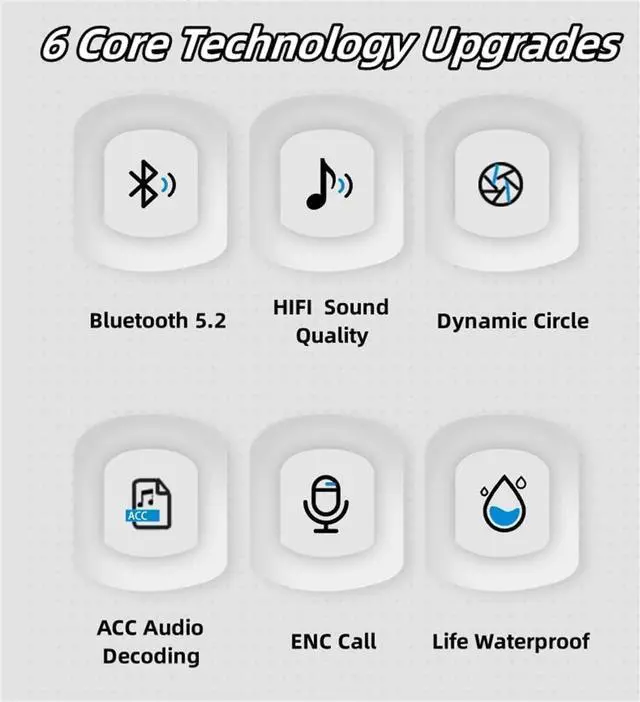 Alt view image 4 of 5 - Wired Bone Conduction Headphones, Open Ear Sports Headphone, with IP8 Waterproof Sweatproof and Noise Reduction Microphone, for Running, Sports, Fitness