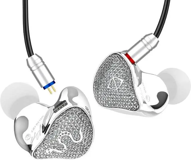 Main image of EZ EAR SPA-SG in Ear Monitor,10MM PEEK+PU Composite Diaphragm Inner-Magnet DD HiFi Wired Earbuds in Ear Earphones,Crystal Diamond Surface IEMS for Musicians Singers Audiophiles,on Stage
