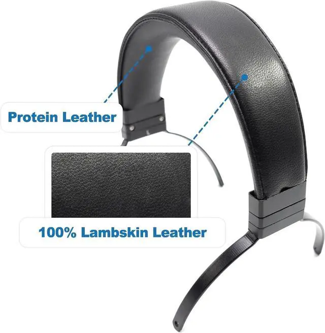 Alt view image 3 of 7 - Genuine Leather Full Metal Headband Compatible with Beyerdynamic DT700 DT770 DT880 DT900 DT990 DT1990 DT1770 DT860 T5 Amiron Headphone Replacement Head Band Repair