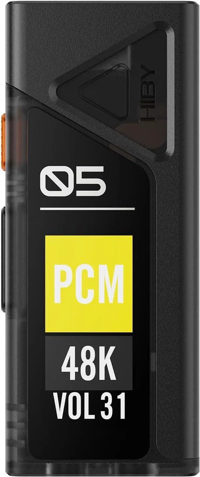 Main image of HiBy FC5 Portable Hi-Fi DAC Headphone Amplifier with 1.1 OLED Display PCM 768kHZ DSD512 MQA 8X 3.5mmPO +4.4mmBAL
