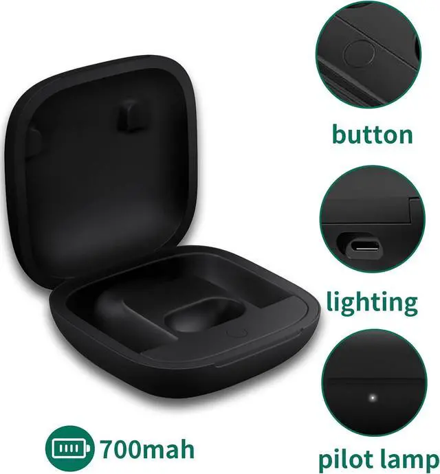 Alt view image 6 of 7 - Replacement Charging Case for Powerbeats Pro, Charger Case with Bluetooth Pairing Button & 700mAh Built-in Battery