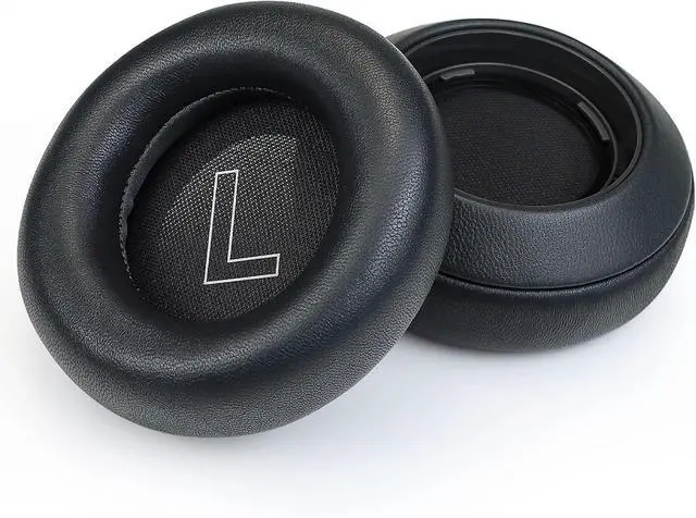 Alt view image 5 of 6 - Lambskin Ear Pads,Replacement Sheepskin Earpads for Bang & Olufsen Beoplay Portal Wireless Noise Cancelling Gaming Headphones,Ear Cushions with Noise Isolation Memory Foam(Black Anthracite)