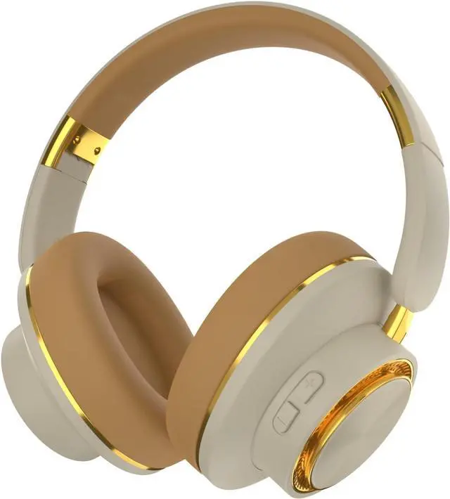 Alt view image 5 of 7 - H8 Wireless Active Noise Cancelling Headphones,120H Playtime,Deep Bass HiFi Foldable Bluetooth Headset, Soft Earmuffs &Light Weight for Home,Work,Travel,Prolonged Wearing,Women&Men(Khaki)