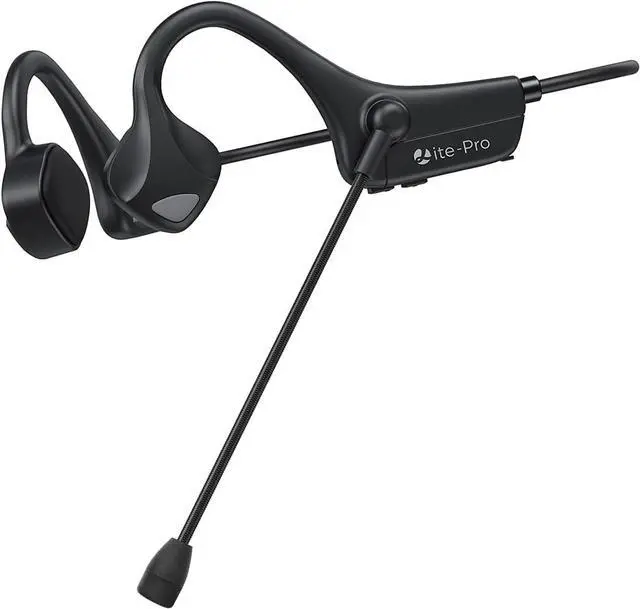 Main image of Bluetooth Headset with Microphone, Open Ear Headphones with Mic, Noise Cancelling Multipoint Connect Bluetooth 5.0 Earphones, Sweatproof Wireless Headphone for Work, Driving, Meeting