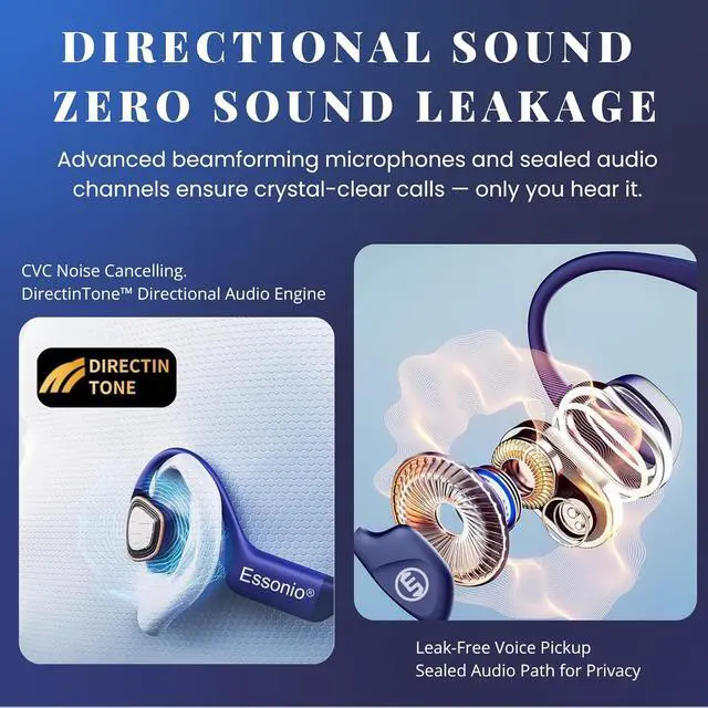 Alt view image 5 of 7 - Premium Bone Conduction Headphones for Swimming  IP78 Waterproof, 32GB MP3, Bluetooth 5.4, Noise Reduction, Award-Winning Luxury Open-Ear Design for Sports & Running