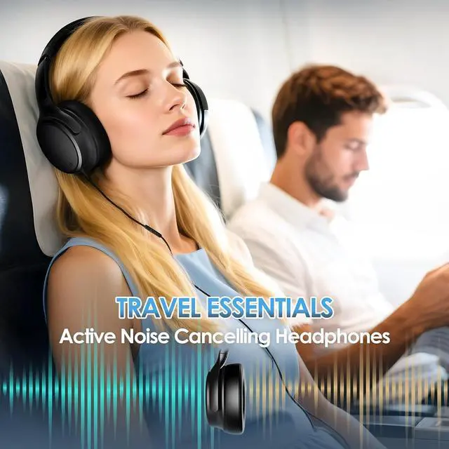 Alt view image 5 of 7 - USB C Headphones Wired Over Ear USB C Wired Headphones with 28dB ANC, Lightweight Foldable USB Type C Headphone for Boys/Girls/School/Travel/iPhone 15/16, Samsung Galaxy S24/S23, Ideal Gift