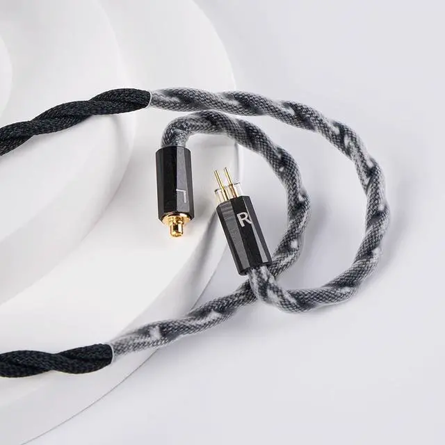 Alt view image 5 of 7 - MeetEva IEM Cable, Silver Plated Copper Alloy Earbuds Upgrade Cords, Silver Plated OFC in Ear Monitor Cables for Audiophile Musician Replacement Cord (3.5mm with MMCX)