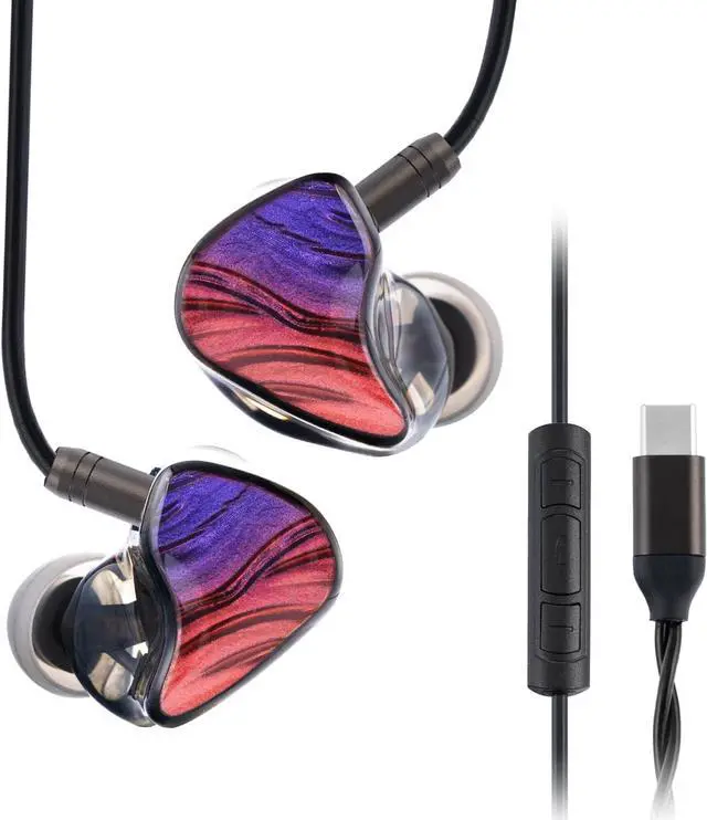 Main image of Celest lgniteXBeast 1DD 1BA USB C Headphones for iPhone 16 15 Pro Max iPad Pro USB-C Earphones with Microphone Volume Control Type-C Wired Earbuds IEMS USB Type C Earphone for Google Pixel 5 Samsung