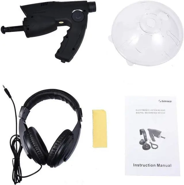 Alt view image 2 of 7 - Extreme Sound Amplifier Spy Ear Bionic Listening Device Nature Observing Record Listening Observing Device for Headphones
