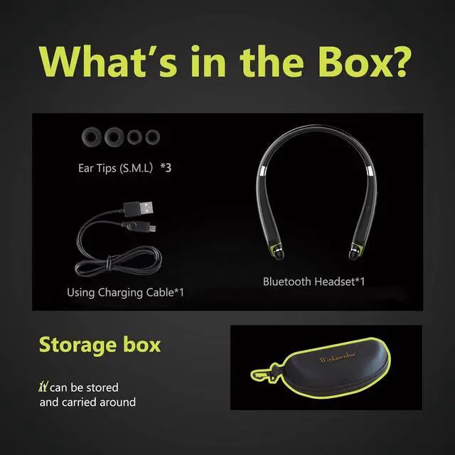 Alt view image 7 of 7 - Neckband Bluetooth Headphones Wireless Earbuds Noise Cancelling Headphones Neckband Earbuds with Magnetic Design Wireless for Sport Support Retractable and Foldable (Gray)