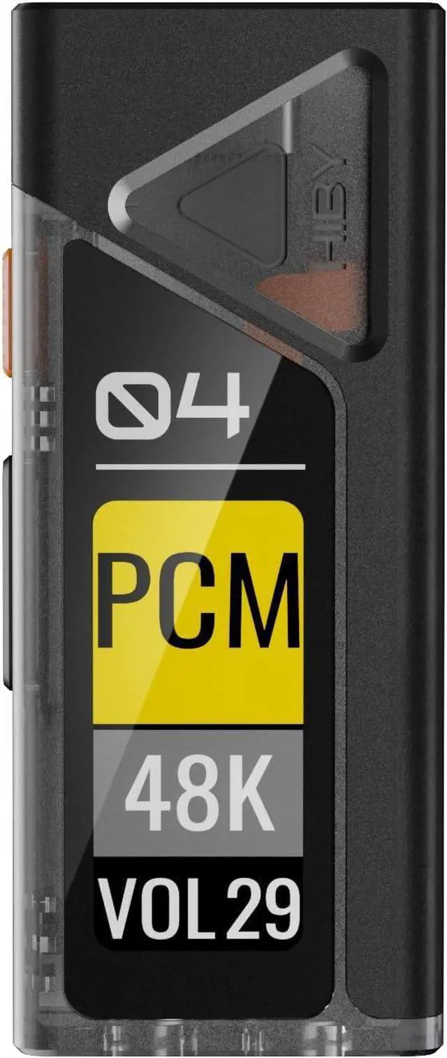 Main image of HiBy FC4 USB DAC mqa dongle 1.1OLED DSD512 PCM 768 EQ&PEQ 3.5mm SE + 4.4mm BAL Headphone Outs Hi-Res Audio Certified Portable dac amp