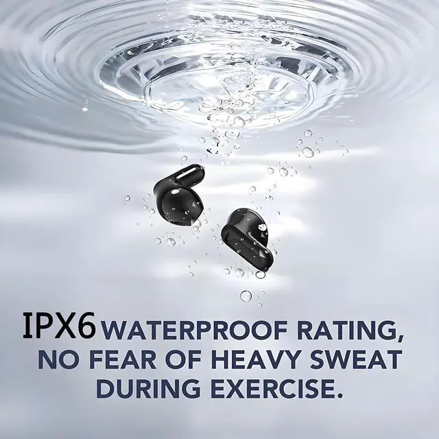 Alt view image 7 of 7 - Ne20 Earbuds, Ne20 Translation Earbuds, Bluetooth 5.4 Earphones Led Display, Touch Control Water-Resistant, AI Translation Earbud Real Time,140 Two-Way Language Translator Earphones (Black+White)