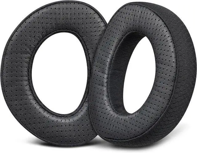 Main image of SOULWIT Lambskin Replacement Earpads for Sennheiser HD700 HD 700 Headphones. Ear Pads Cushions with Durable Mesh Fabric, Noise Isolation Memory Foam - Black