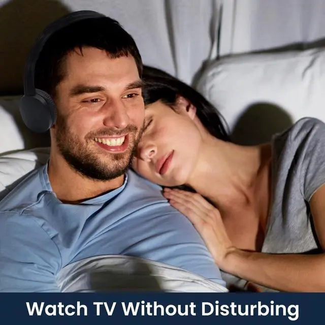 Alt view image 7 of 7 - Wireless Theatre TV Headphones for Hearing Impaired, 100 ft Range, 12 Hour Battery, Digital Audio System for Seniors