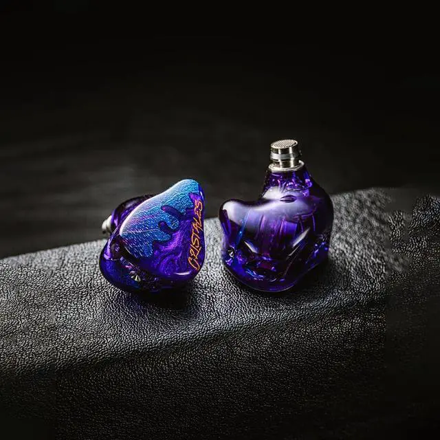 Alt view image 3 of 7 - Hisenior Cano Cristales 10 Drivers in-Ear Monitors, 2DD+8BA Hybrid Drivers Audiophile IEMs, 2-Pin 0.78mm Detachable Cable with 3-in-1 Module Plugs, Purple Color Earphone