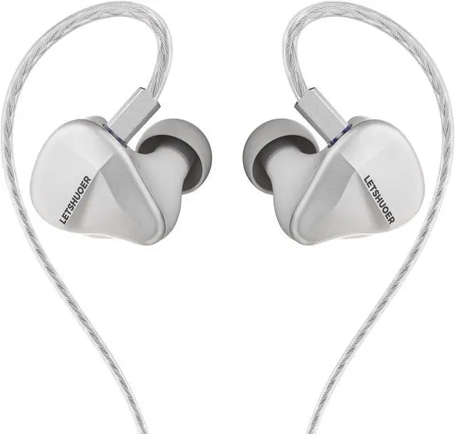 Main image of Letshuoer Cadenza4 10mm Beryllium Coated1DD+3Knowles BA Hybrid 4 Drivers HiFi in-Ear Monitors Earphone, Wired Earbuds with Detachable 0.78mm 2Pin Copper Cable for Musician Audiophile Studio DJ Stage