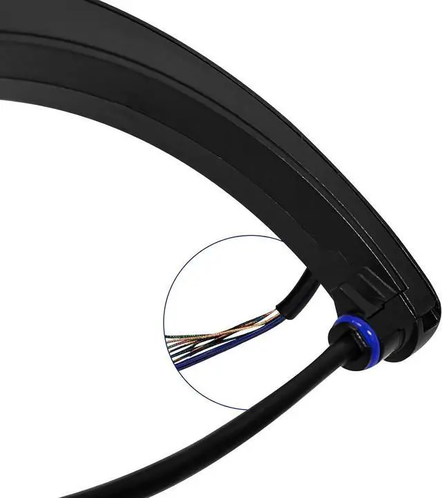 Alt view image 4 of 6 - Headband Cushion Slider Cover and Swivel Hanger Assembly Replacement Parts for Sony WH-1000XM3 XM3 Headphones (Black)