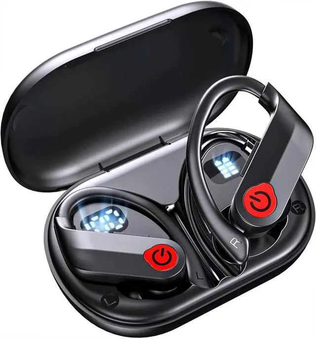Main image of TWS Headphones Wireless Earbuds Compatible with Samsung Galaxy S25/Plus/Ultra, Earphones Ear Hook True Stereo Headset Hands-Free Mic