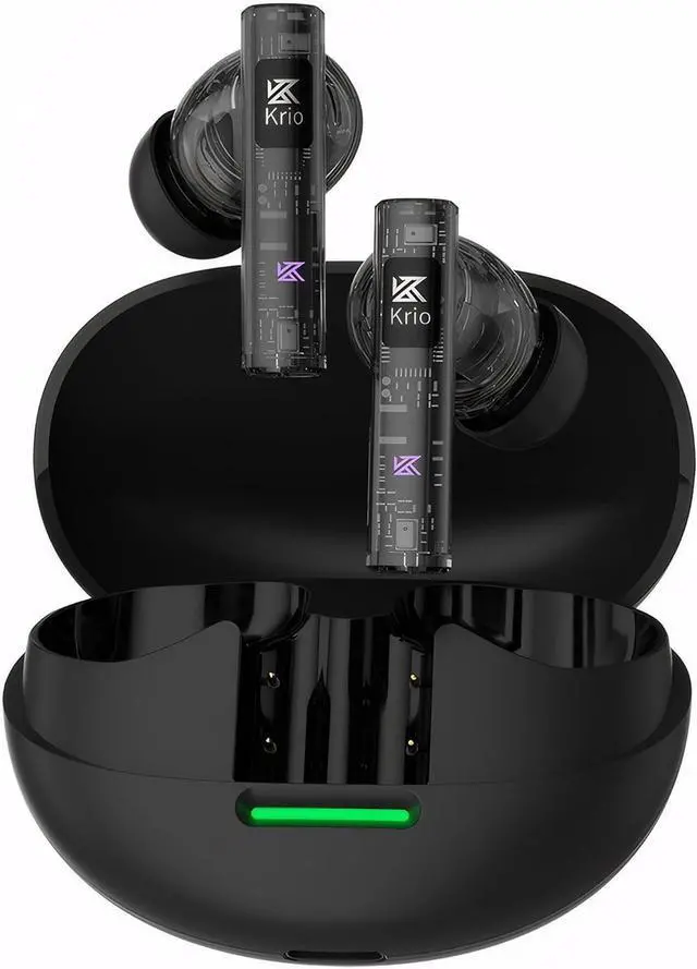 Main image of KZ Krio True Wireless Bluetooth Earbuds  Dual Engine Professional Audio TWS in-Ears Earphone, LDAC Lossless Sound, 6 Mic ANC, 55ms Low Latency, 32H Playtime, Bluetooth 5.3 Headphone