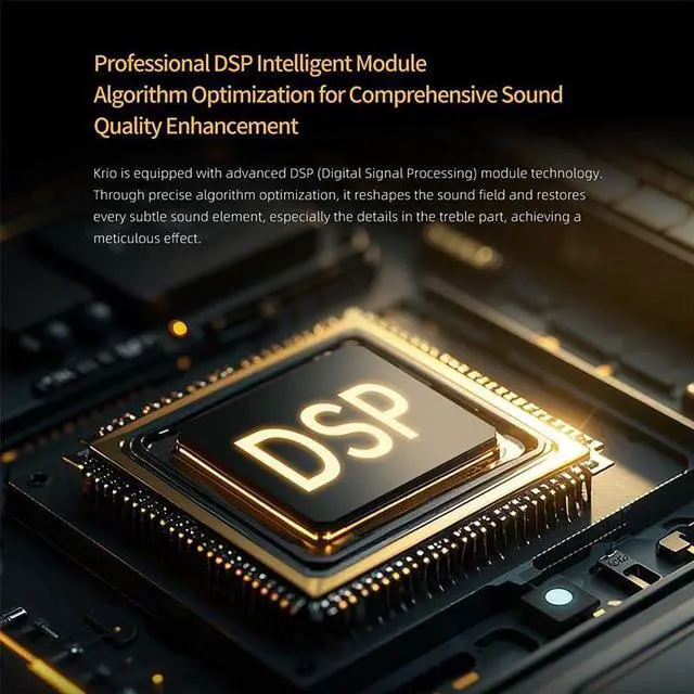 Alt view image 6 of 7 - KZ Krio True Wireless Bluetooth Earbuds  Dual Engine Professional Audio TWS in-Ears Earphone, LDAC Lossless Sound, 6 Mic ANC, 55ms Low Latency, 32H Playtime, Bluetooth 5.3 Headphone