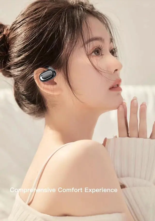 Alt view image 4 of 5 - Ear Buds Wireless Bluetooth Earbuds Bluetooth 5.3 Open Ear Headphones Noise Cancellation Earphones with Earhooks Sport Earbuds Wireless for Running
