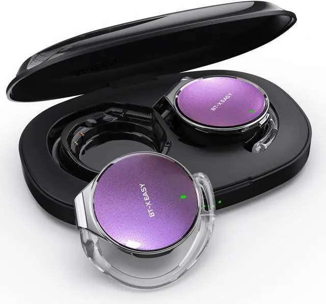 Main image of Ear Hook Earbuds Bluetooth 5.4 Secure Fit Wireless Headphones, Open-Ear Design with Over-Ear Hooks, 52H Playtime, HD Mic Bluetooth Headphones Connect 2 Devices for Work