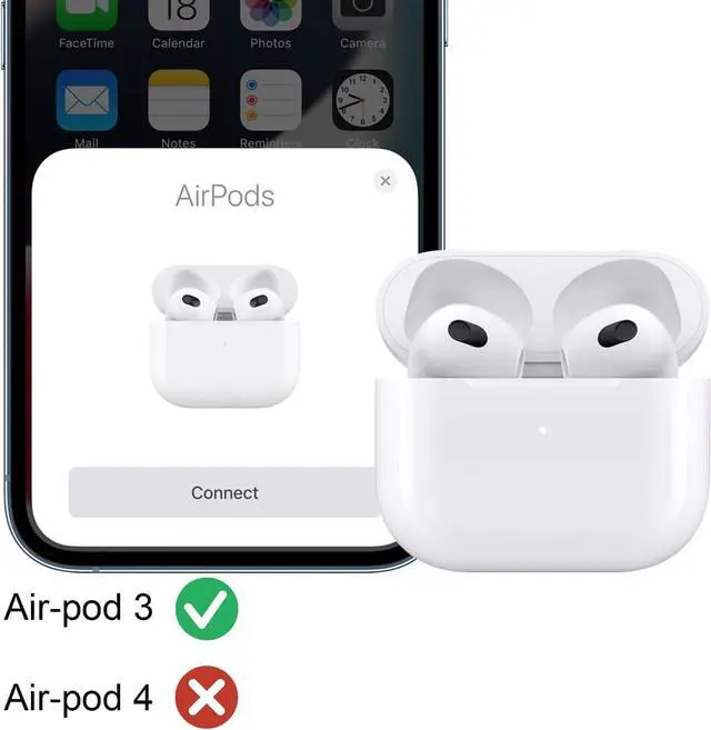 Alt view image 6 of 7 - A2564 Single Left Side Earbud Replacement for Air 3rd Generation, Compatible with Original A2897 & A2566 Charging Case Ear Cushion (Left A2564)