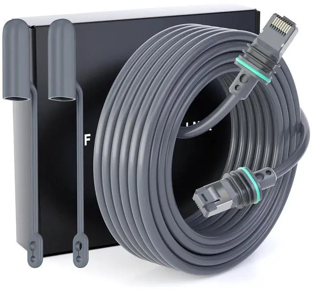 Main image of Starlink Gen 3 Cable, 75FT/23M Satellite Replacement Standard V3 Cable for Starlink Rectangular Satellite Gen 3 Standard Starlink Cable Extension Starlink Accessories Waterproof - Gray