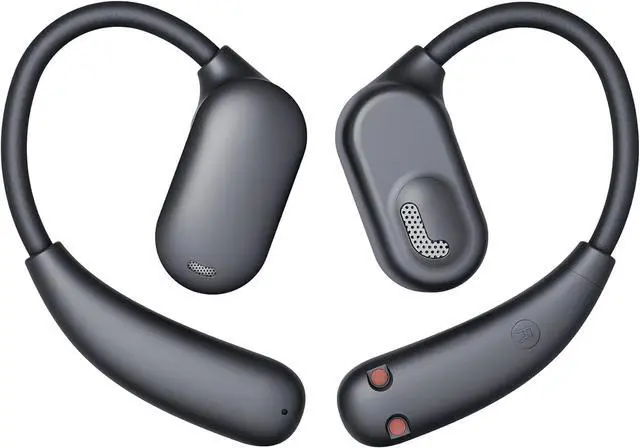 Alt view image 3 of 6 - OpenEgo True Wireless Open Ear Headphones,Bluetooth 5.3 Wireless Earbuds with Mic,LED Display Dual Mic Clear Call Sweat-Proof for Running Workout 5.0