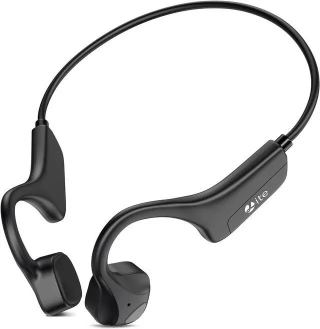 Main image of Bluetooth Bone Conduction Headphones Waterproof Open Ear Headphones Wireless Sports Headset Sweatproof Earphones with Mic Induction Conducting Black Headphone for Gym Running
