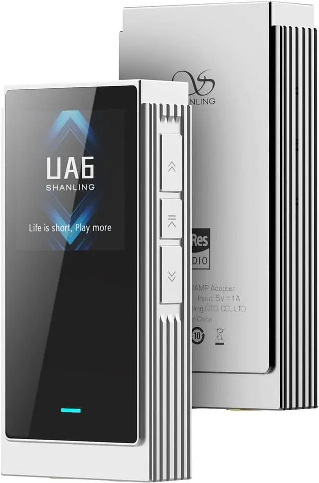 Main image of SHANLING UA6 Portable Headphone Amplifier, USB DAC Amp, CS43131x4 DAC, 768kHz/32bit DSD512, 1.3IN Display, for Android/iOS/Mac/Windows, 3.5/4.4mm/SPDIF Output, Up to 361mW@32 Output (Grey)