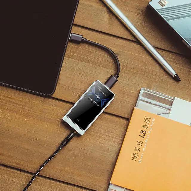 Alt view image 5 of 7 - SHANLING UA6 Portable Headphone Amplifier, USB DAC Amp, CS43131x4 DAC, 768kHz/32bit DSD512, 1.3IN Display, for Android/iOS/Mac/Windows, 3.5/4.4mm/SPDIF Output, Up to 361mW@32 Output (Grey)