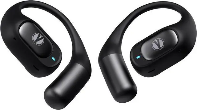 Main image of Open Ear Headphones, Bluetooth 5.4 Wireless Headphones with Earhook, Stereo Sound by Runway-Type Speaker, 3 EQ Modes, 48H Play, Lightweight, Comfort Wireless Earbuds for Running Sport Workout (Black)