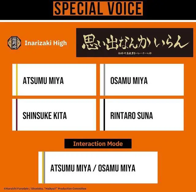 Alt view image 7 of 7 - AVIOT TE-Q3-HK Haikyu Collaboration Wireless Earbuds Officially Licensed (Exclusive Edition), Special Japanese Voice, Noise Cancelling Wireless Earbuds, Bluetooth 5.3 (Inarizaki High)